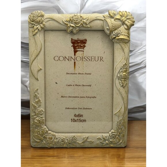 Connoisseur Ornate Floral 4x6 Picture Frame - Picture 1 of 6